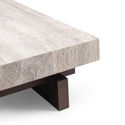 Alysa - Square Coffee Table - Riverstone Blend - R&R Furniture Gallery (Fountain Valley, CA)