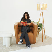 Callan - Swivel Chair - Tan - R&R Furniture Gallery (Fountain Valley, CA)
