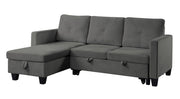 Nova - Reversible Sleeper Sectional Sofa With Storage Chaise - R&R Furniture Gallery (Fountain Valley, CA)