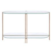 Veises - Sofa Table - Champagne - R&R Furniture Gallery (Fountain Valley, CA)