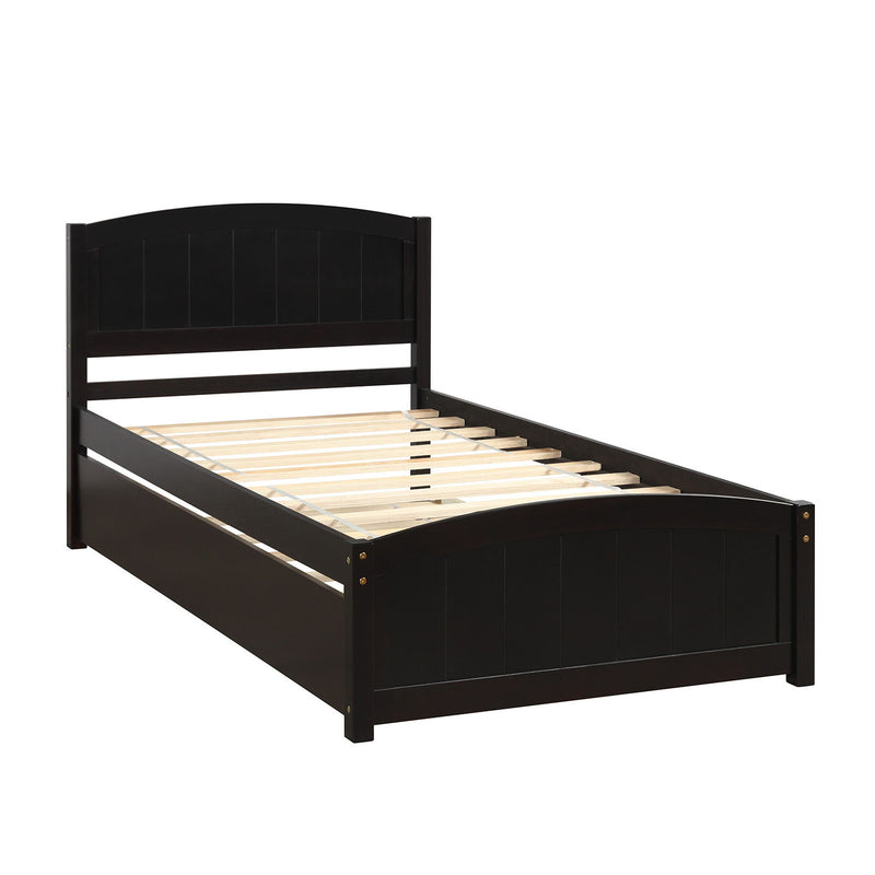 Platform Bed & Headboard, Footboard And Wood Slat Support - R&R Furniture Gallery (Fountain Valley, CA)