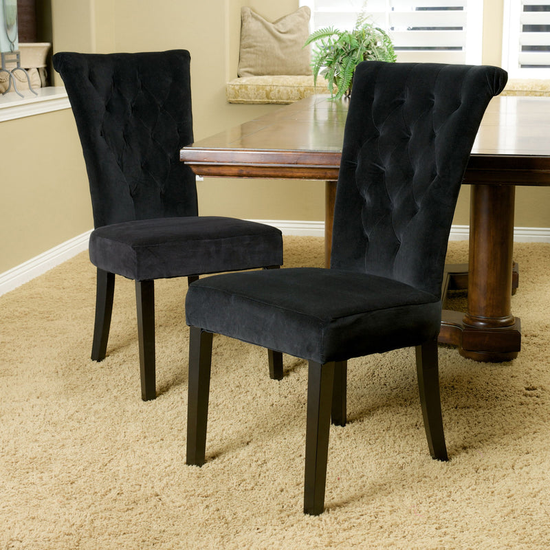 Charlotte - Dining Chair - Black - R&R Furniture Gallery (Fountain Valley, CA)