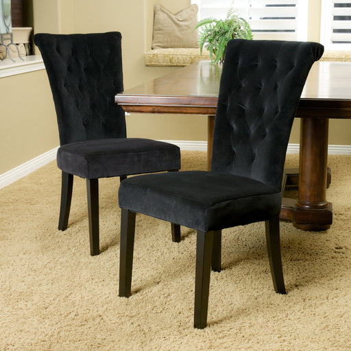 Charlotte - Dining Chair - Black - R&R Furniture Gallery (Fountain Valley, CA)