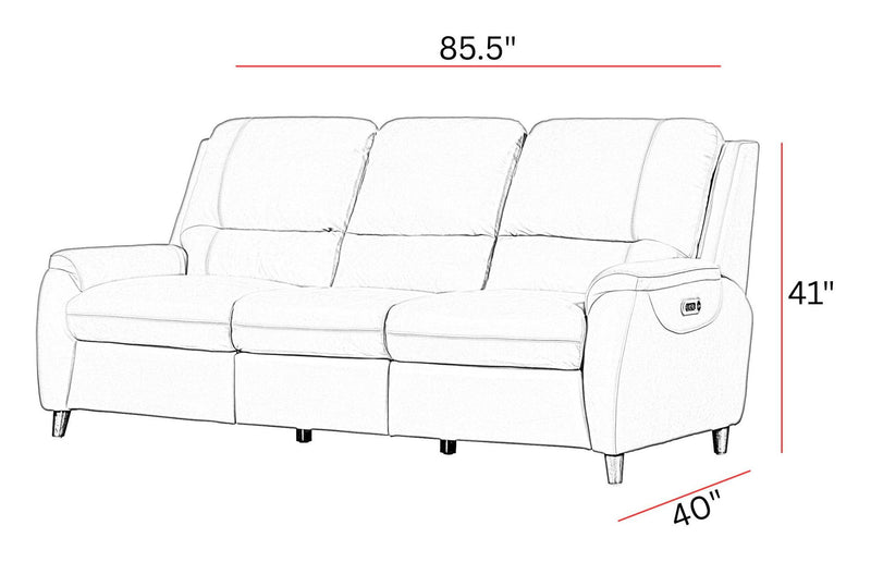 Austin - Power Reclining Sofa Set - R&R Furniture Gallery (Fountain Valley, CA)