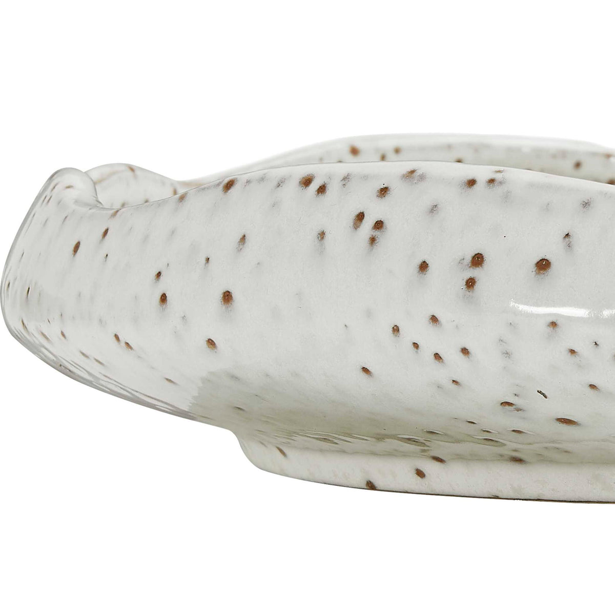 Stardust Ripple - Indoor-Outdoor Bowl - White