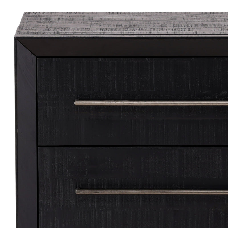 Humphreys - Nightstand - Black And Antique Nickel