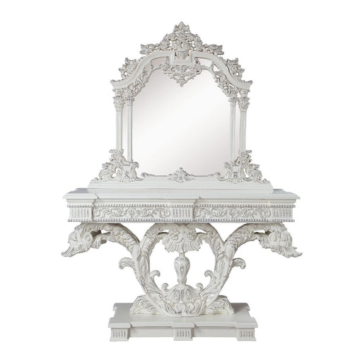 Vanaheim - 54" Mirror - Antique White - R&R Furniture Gallery (Fountain Valley, CA)