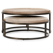 Hayword - Hide Nesting Coffee Tables (Set of 2) - R&R Furniture Gallery (Fountain Valley, CA)
