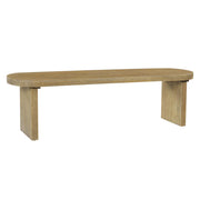 Indoor dining bench by Noble House with pine finish, accommodates 3 people, sturdy design supports up to 350 lbs.