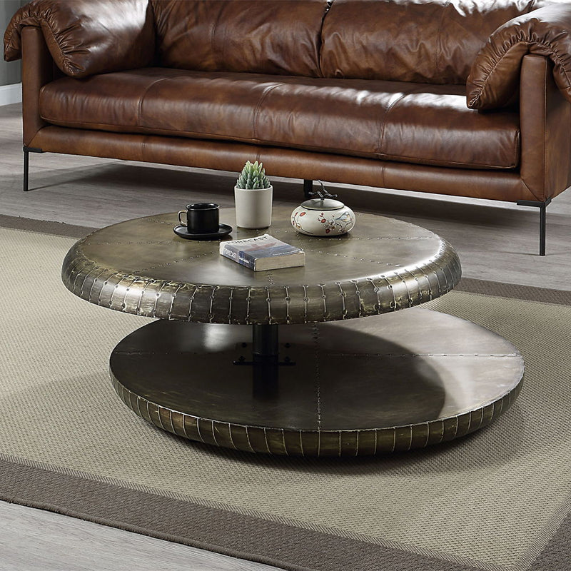 Brancaster - Coffee Table - Bronze Aluminum - R&R Furniture Gallery (Fountain Valley, CA)