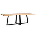 Bryson - Dining Table - Light Oak And Black