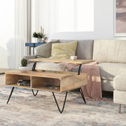Hunter - Handcrafted Lift Top Coffee Table - R&R Furniture Gallery (Fountain Valley, CA)