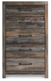 Drystan - Five Drawer Chest - Brown / Beige - R&R Furniture Gallery (Fountain Valley, CA)