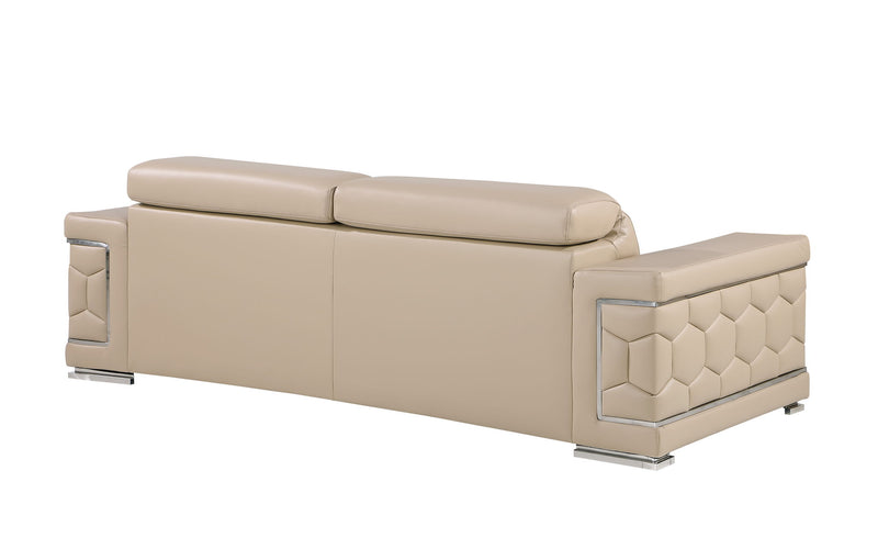 296 - Leather Sofa - R&R Furniture Gallery (Fountain Valley, CA)