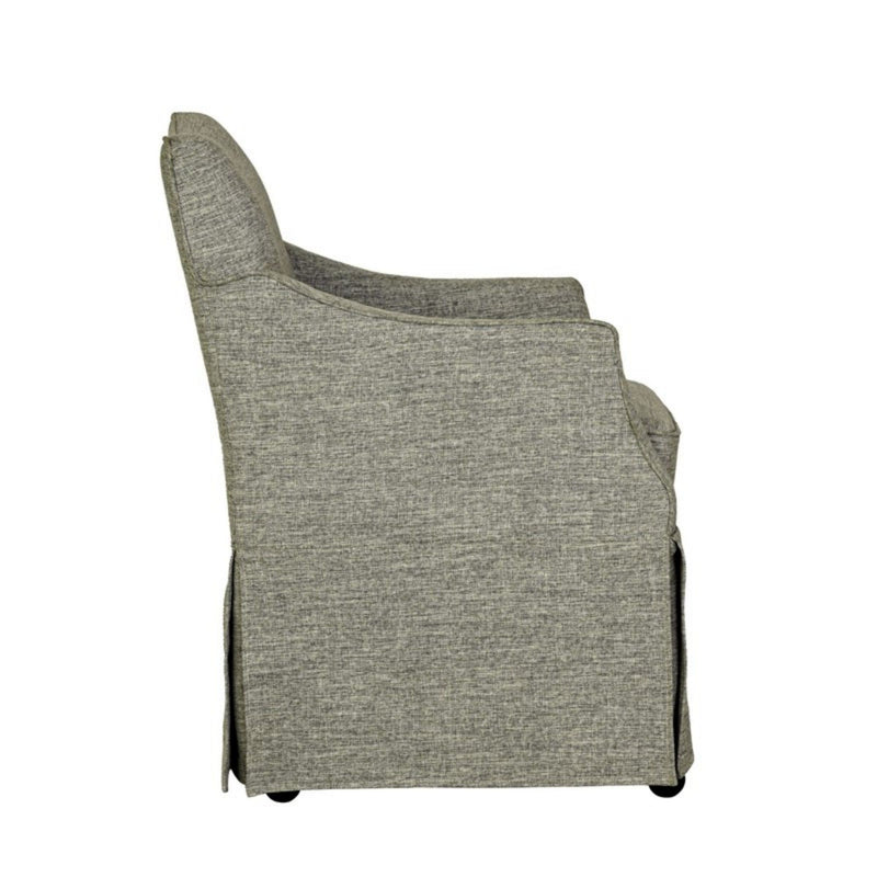 London - Upholstered Skirted Dining Arm Chair - R&R Furniture Gallery (Fountain Valley, CA)