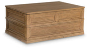 Sharlance - Lift Top Cocktail Table - Light Brown - R&R Furniture Gallery (Fountain Valley, CA)