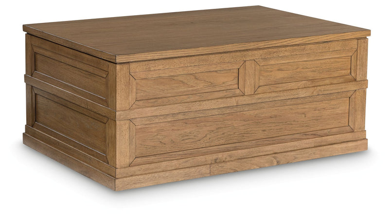 Sharlance - Lift Top Cocktail Table - Light Brown - R&R Furniture Gallery (Fountain Valley, CA)