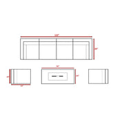 Outdoor Elegance Conversation Set With Fire Pit - R&R Furniture Gallery (Fountain Valley, CA)