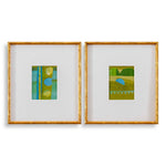 Petite Bijoux - Framed Canvases (Set of 2) - Lime