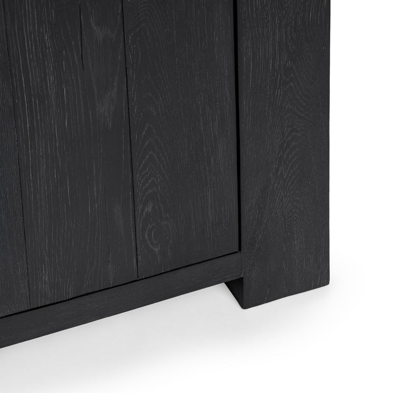 Classic Home Bristol 4-door cabinet buffet with wood finish and ample storage, featuring sleek design and modern hardware.