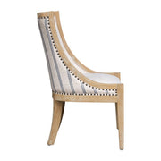 Upholstered Dining Chair With Nailhead Trim - R&R Furniture Gallery (Fountain Valley, CA)