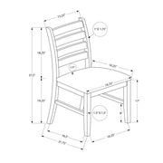 Dining Chair, Dining Room, Side, Upholstered, Transitional (Set of 2) - Brown - R&R Furniture Gallery (Fountain Valley, CA)