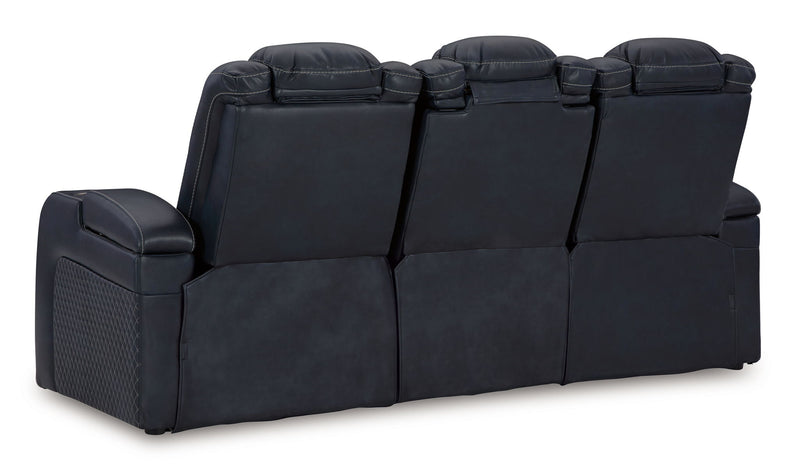 Fyne-dyme - Power Reclining Sofa With Adj Headrest - R&R Furniture Gallery (Fountain Valley, CA)