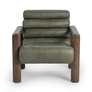 Classic Home Dahlia accent chair with floral upholstery and wooden legs, showcasing a stylish and comfortable seating option.
