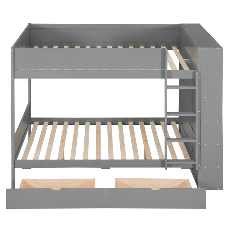 Bunk Bed With 2 Drawers And Multi Layer Cabinet - R&R Furniture Gallery (Fountain Valley, CA)