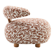 Lynn - Accent Chair - Brown - R&R Furniture Gallery (Fountain Valley, CA)