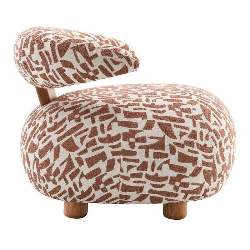 Lynn - Accent Chair - Brown - R&R Furniture Gallery (Fountain Valley, CA)