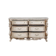 Gorsedd - Dresser With Marble Top - Marble Top & Golden Ivory - R&R Furniture Gallery (Fountain Valley, CA)