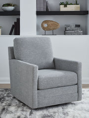 Freybourne Next-Gen Nuvella - Swivel Accent Chair - R&R Furniture Gallery (Fountain Valley, CA)
