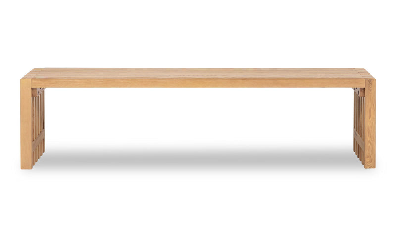 Tanner Dining Bench - Flaxen