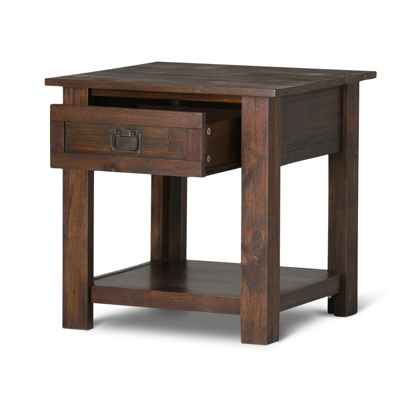 Monroe - Handcrafted Side Table - R&R Furniture Gallery (Fountain Valley, CA)