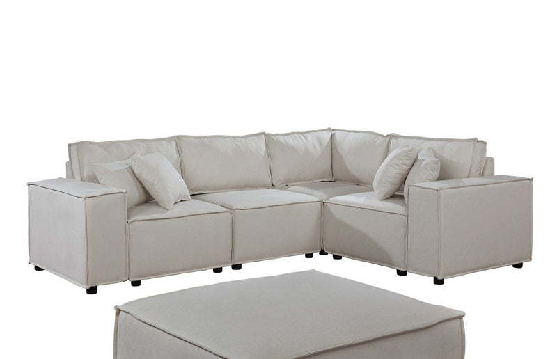 Melrose - Modular Sectional Sofa With Ottoman - R&R Furniture Gallery (Fountain Valley, CA)
