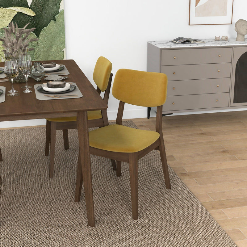 Carlos - Solid Back Side Chair (Set of 2) - R&R Furniture Gallery (Fountain Valley, CA)