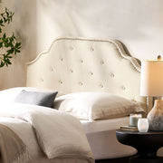 Luella - Button Tufted Upholstered Headboard - R&R Furniture Gallery (Fountain Valley, CA)