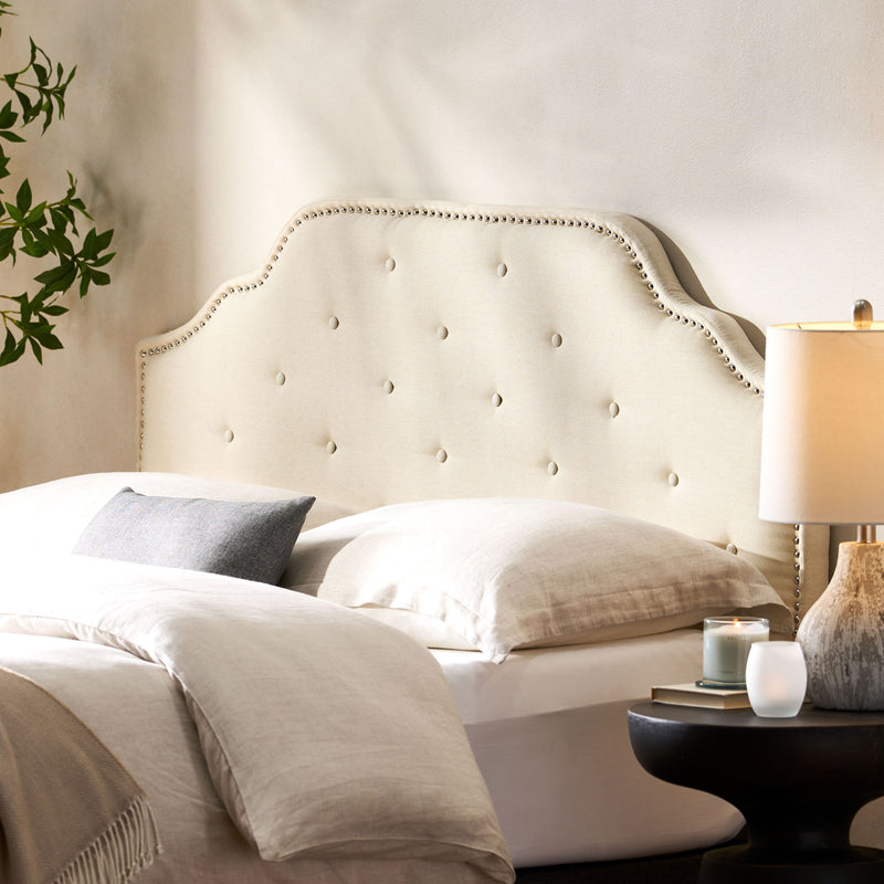Luella - Button Tufted Upholstered Headboard - R&R Furniture Gallery (Fountain Valley, CA)