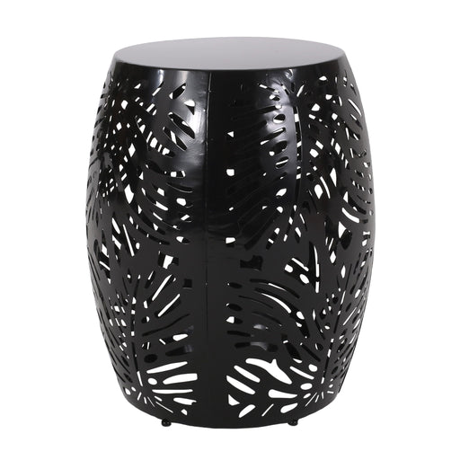 Modern metal end table by Noble House with a large, sleek design, featuring a minimalist frame and a flat top surface.