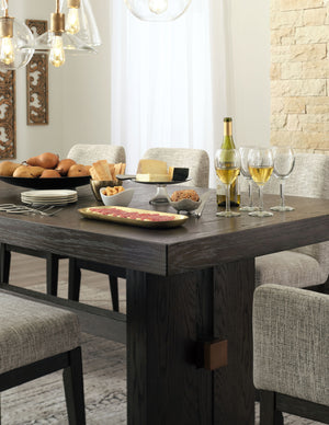 Burkhaus - Rectangular Dining Room Extension Table - Dark Brown - R&R Furniture Gallery (Fountain Valley, CA)