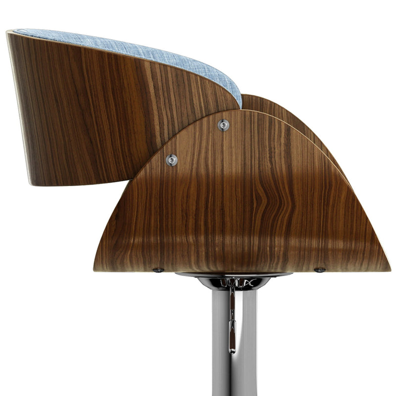 Amery - Mid Century Modern Adjustable Swivel Bar Stool - R&R Furniture Gallery (Fountain Valley, CA)
