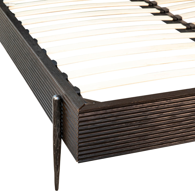 Adamson - Queen Bed - Ebony And Black