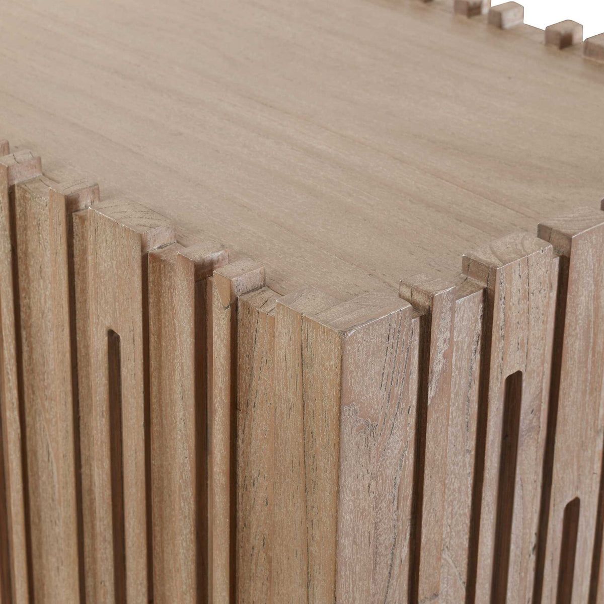Assemblage - 4 Door Cabinet - Woodtone