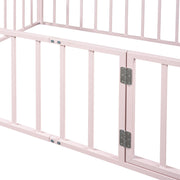 Metal Floor Bed Frame With Fence And Door - R&R Furniture Gallery (Fountain Valley, CA)