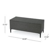 Rupert - Storage Unit Resin Wicker Outdoor - R&R Furniture Gallery (Fountain Valley, CA)