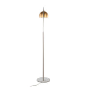 Contemporary Lumi Source March floor lamp with sleek design and adjustable arm, standing on a modern living room floor.