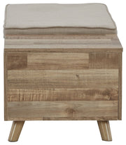 Gerdanet - Storage Bench - Beige - R&R Furniture Gallery (Fountain Valley, CA)