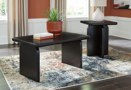 Mitchalli - Occasional Table Set (Set of 2) - Black - R&R Furniture Gallery (Fountain Valley, CA)