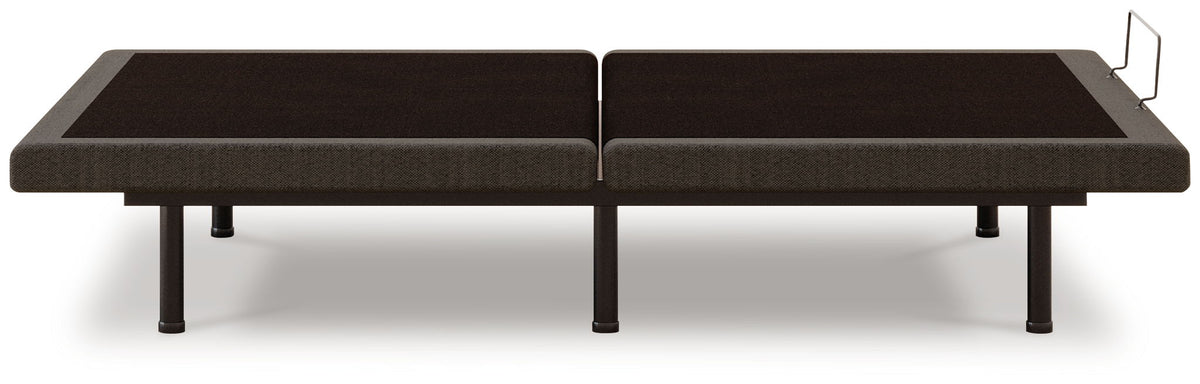 Nectar Comfort Premier Adjustable Base with remote control, black metal frame, and customizable head and foot positions.